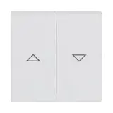 BUSCH-JAEGER 1785 JA/02-884 blind rocker Future 2-fold | studio white matt