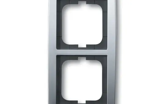 BUSCH-JAEGER 1722-80 cover frame Solo 2-fold | matt chrome