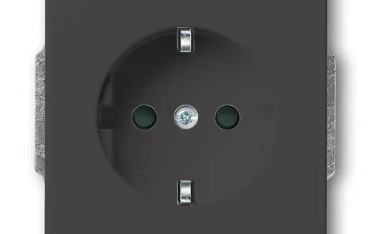 BUSCH-JAEGER 20EUCKS-81 SCHUKO socket Future Touch protection | anthracite
