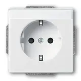 BUSCH-JAEGER 20EUN-84 describ. SCHUKO socket Future standard | studio white