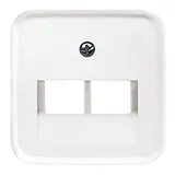 BUSCH-JAEGER 1803-02-214 Network cover Reflex SI 2-fold | alpine white