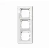 BUSCH-JAEGER 1723-284 cover frame Axcent 3-fold | studio white