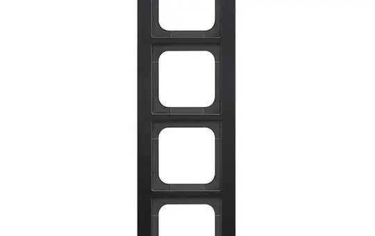 BUSCH-JAEGER 1724-275 cover frame Axcent 4-fold | matt black
