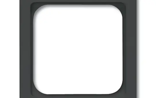 BUSCH-JAEGER 1746/10-885 intermediate frame Future 50x50mm | matt black