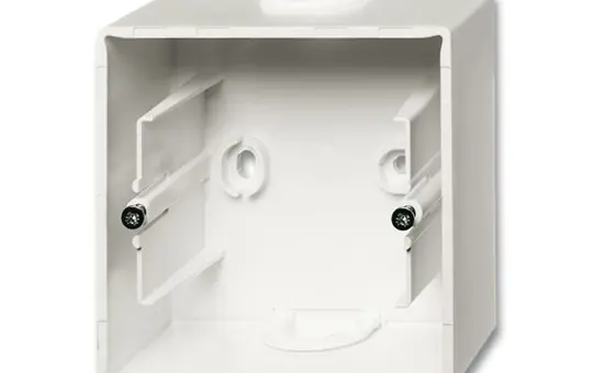BUSCH-JAEGER 1701-884 Surface-mounted housing Future Linear 1-fold | studio white matt