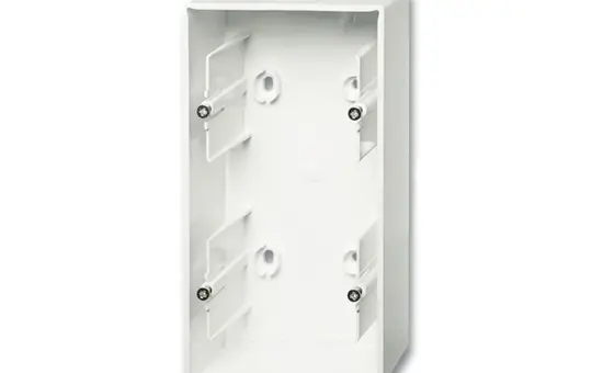 BUSCH-JAEGER 1702-884 Surface-mounted housing Future Linear 2-fold | studio white matt