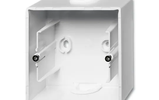 BUSCH-JAEGER 1701-84 surface-mounted housing Future Linear 1-fold | studio white