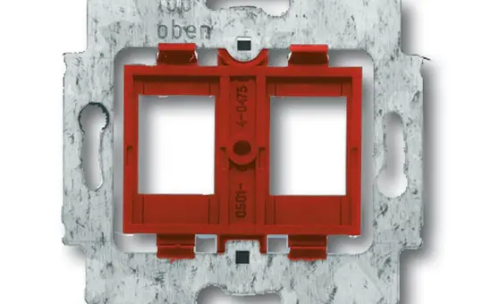 BUSCH-JAEGER 1812 modular jack support ring 2-fold | red