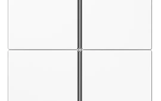 JUNG LS404TSAWW button set F40 series LS 4-fold | alpine white