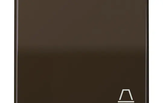 JUNG CD590KBR described. Rocker series CD 1-fold, bell | brown