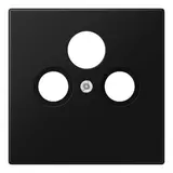 JUNG LS990SATSWM antenna cover series LS 3-fold | graphite black matt