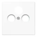 JUNG LS990SATWW antenna cover series LS 3-fold | alpine white