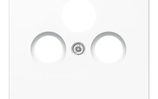 JUNG LS990SATWW antenna cover series LS 3-fold | alpine white