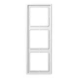 JUNG LS983WW cover frame LS 990 3-fold | alpine white