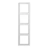JUNG LS984WW cover frame LS 990 4-fold | alpine white