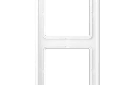 JUNG LS982WWM cover frame LS 990 2-fold | snow white matt