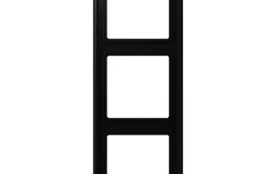 JUNG LS983SWM cover frame LS 990 3-fold | graphite black matt