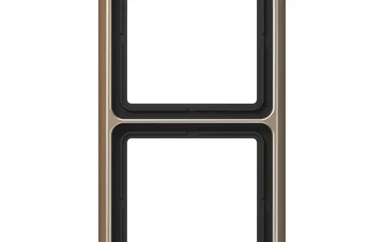 JUNG CD582GB cover frame CD 2-fold | gold-bronze