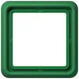 JUNG CD581WUGN CD cover frame 1-fold, thermoplastic | green
