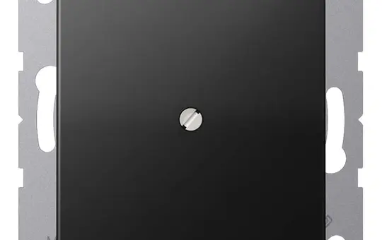 JUNG A590BFASWM cable outlet with strain relief series A Thermoplastic | graphite black matt