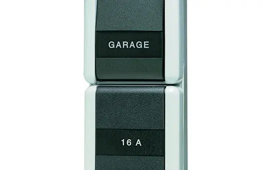 JUNG 876NAW SCHUKO socket, description series WG 800 2-fold, with changeover switch