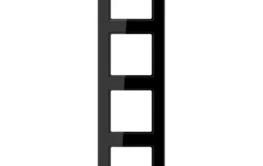 JUNG AC584SW cover frame A creation 4-fold | black