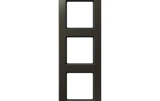 JUNG AC583MO cover frame A creation 3-fold | mocha