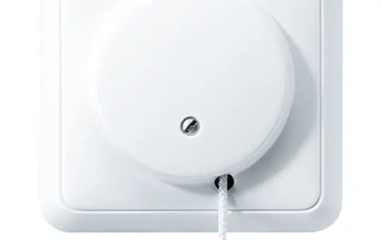 JUNG 5506ZUWW pull switch complete series CD Changeover switch | alpine white