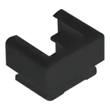 JUNG 12SW cable, pipe and duct entry for cable duct 15 x 15 mm | black