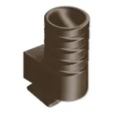 JUNG 13BR cable, pipe and duct entry for pipes with an outer diameter of up to 16 mm | brown