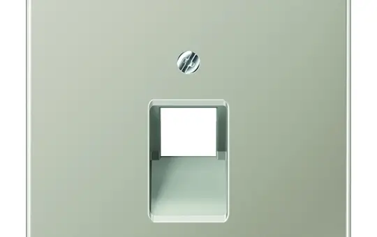 JUNG ES2969-1UA network cover series LS 1-fold | stainless steel