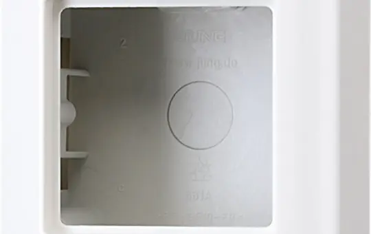 JUNG AS581AWW surface-mounted cap series AS 1-fold | alpine white