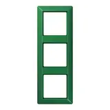 JUNG AS583BFGN cover frame AS 500 3-fold, thermoplastic | green