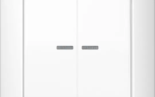 JUNG AS590-5KO5WW control rocker complete. AS series 2-fold | alpine white