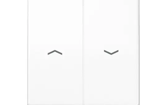 JUNG AS591-5PBFWW blind rocker series AS 2-fold, thermoplastic | alpine white