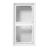 JUNG LS582AWW surface-mounted cap series LS 2-fold | alpine white