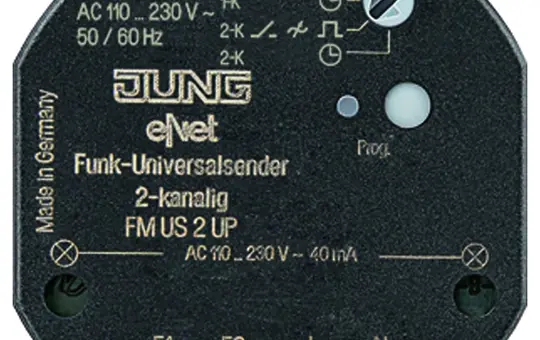 JUNG FMUS2UP radio universal transmitter Mini UP 2-fold