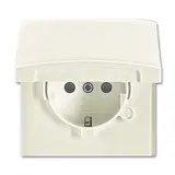 BUSCH-JAEGER 20EUGKB-32-101 SCHUKO socket all-weather 44 Touch protection, hinged lid | white