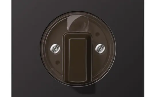 JUNG AL1941D rotary switch cover series LS dark
