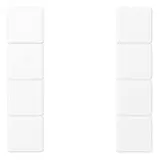 JUNG LS504TSAWWM key set F50 series LS 4-fold | snow white matt