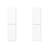 JUNG A502TSAWW key set F50 series A 2-fold | alpine white