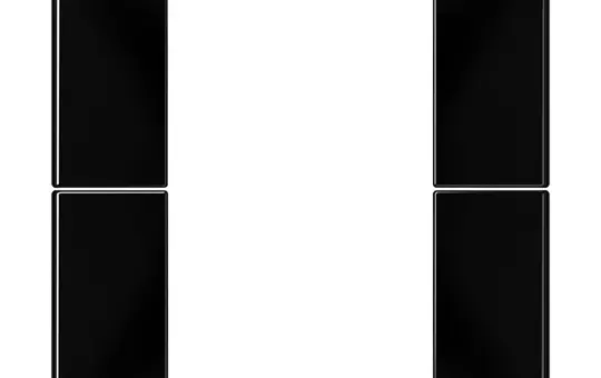 JUNG CD502TSASW key set F50 series CD 2-fold | black