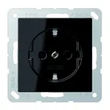 JUNG A1520SW SCHUKO socket A/AS standard | black