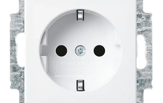 BUSCH-JAEGER 20EUCBLI-914 SCHUKO socket balance Orientation light | alpine white