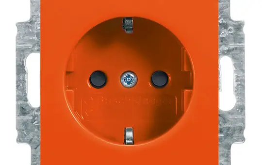 BUSCH-JAEGER 20EUCB-14-914 IT socket balance Touch protection | orange