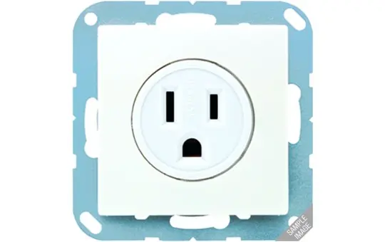 JUNG A521-15 international socket A/AS US NEMA, 15 A | white