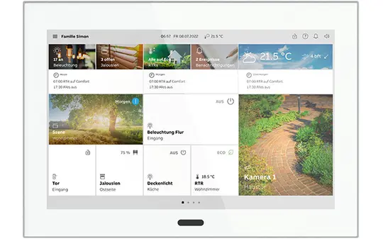 BUSCH-JAEGER ST/U10.1.11-811 KNX touch panel SmartTouch white/stainless steel | 10 Zoll