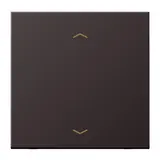 JUNG AL1700PD control button with arrow symbols series LS 1-fold | dark
