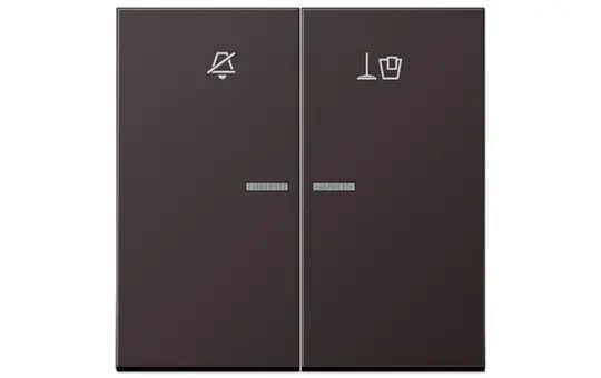 JUNG ALRUKO5MD hotel control rocker series LS Indoor position with 2 symbols | dark