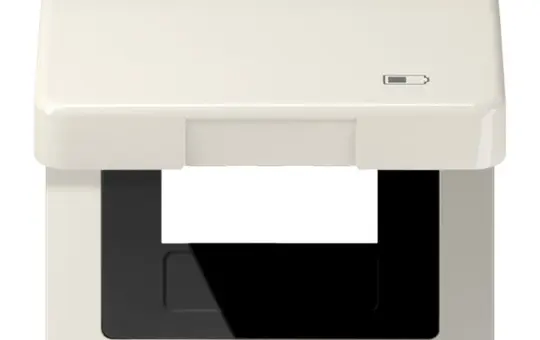 JUNG CD590KLUSB hinged lid with symbol series CD Charger icon | white